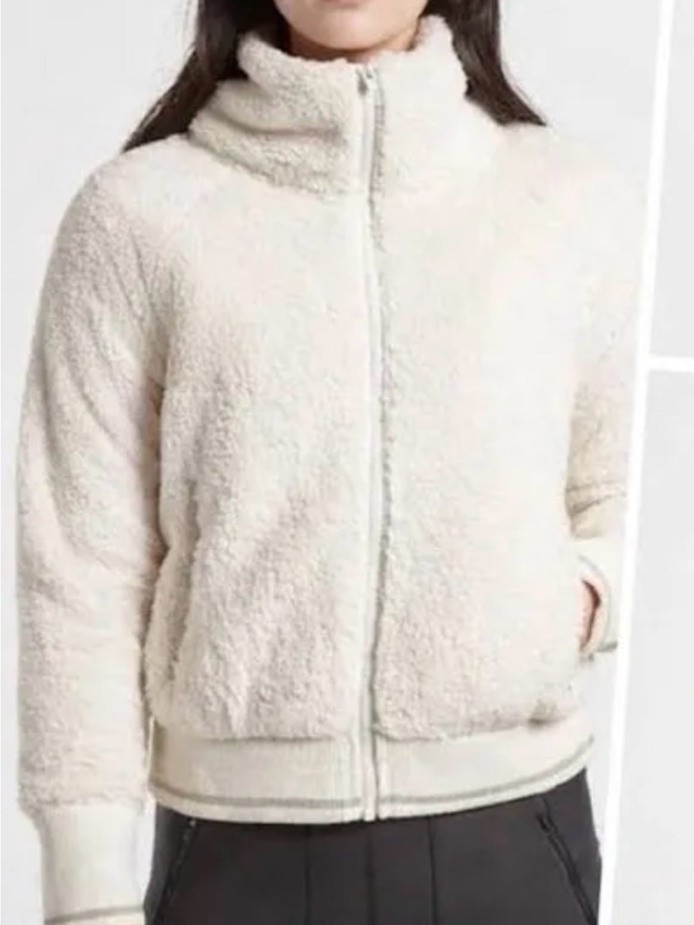 Athleta Tugga Sherpa Zip Up